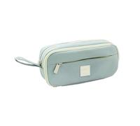 Bolsa moderna para materiales de escritura con diapositivas Sustancia de poliéster adicional Almacenamiento espacioso para rudimentos escolares Equipos de arte y aparatos electrónicos pequeños de