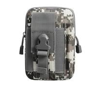 Bolsa Molle Multiusos, riñonera táctica, riñonera, Monedero, Funda para teléfono (ACU)