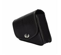 Bolsa Moto Asiento Para Sportster Para XL883 1200 Alforja Izquierda Derecha Negra Para Motocicleta Bolsa Sillín Lateral Cuero PU Para Equipaje Mochila Asiento Moto(Left)