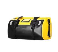 Bolsa Moto Asiento Trasero Bolsas traseras Alforjas Moto | Bolsa duradera para asiento trasero , bolsa para montar al aire libre alta capacidad, 40L, 66L(No-Logo-40L-Yellow)