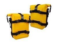 Bolsa Moto Asiento Trasero para R1200GS R1250GS | F850GS F700GS F900R para ADV, bolsa de barra de choque con marco lateral de 8L Alforjas Moto(No logo yellow 2pc)