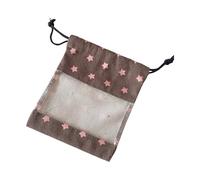 Bolsa multifuncional con cordón transparente para maquillaje, diseño de estrellas, bolsa de almacenamiento con cordón de viaje, patrón de estrellas, maquillaje cosmético, b, Mass Beauty