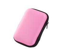 Bolsa Multiusos Para Auriculares Y Cables USB Con Eva (Rosa)