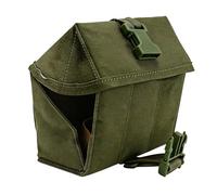 Bolsa Multiusos para Granadas de 6 Celdas de 40 Mm, Compatible con MOLLE, para Munición de Humo, Destellos y Balas Stingball, Accesorio Duradero.(Green)