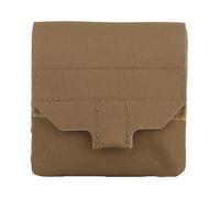 Bolsa Multiusos Pequeña Micro Pouch MOLLE para Artículos Diversos de Uso Diario, Almacenamiento GP para Linterna, Soporte para Tapones para Los Oídos y Pequeños Artículos Esenciales(Brown)
