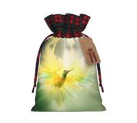 Bolsa navideña con cordón ajustable Dreamy Bird, ideal para cumpleaños, aniversarios y fiestas. También sirve para guardar dulces y otras cosas.
