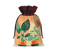 Bolsa navideña Green Turtleback con cordón ajustable, ideal para cumpleaños, aniversarios y fiestas. También sirve para guardar dulces y otras cosas.