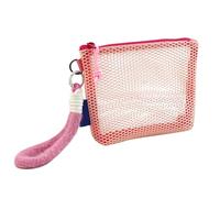 Bolsa Organizador de Maquillaje: Bolsa de Maquillaje Ligera, Almacenamiento de Belleza Transparente | Bolsa de Almacenamiento de Red de tocador Diario, Bolsillo de Cubo de empaque multipropósito para