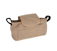 Bolsa Organizadora Caddy BEIGE | Capacidad Carga 2kg | Tela Oxford Impermeable | Correas Seguras con Cierres de gancho y bucle | Compatible con Carrito de Viaje para Perros Gatos MONSTER SHOP