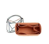 Bolsa organizadora con Forro, Bolsa organizadora, Bolsa de cosméticos portátil for Loewe(Brown A,L)