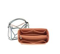 Bolsa organizadora con Forro, Bolsa organizadora, Bolsa de cosméticos portátil for Loewe(Brown B,S)