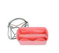 Bolsa organizadora con Forro, Bolsa organizadora, Bolsa de cosméticos portátil for Loewe(Pink B,M)