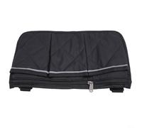 Bolsa organizadora de almacenamiento para reposabrazos de silla de camping con tira reflectante para sillas de ruedas, caminantes, bolsa lateral con múltiples bolsillos, materiales de algodón de
