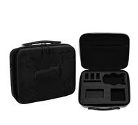 Bolsa organizadora de almacenamiento protectora para DJI Mini 5 Pro, PU/nailon EVA con forro personalizado acolchado grueso, bolsillo de malla con cremallera con correa para el hombro, bolsa de viaje