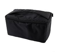 Bolsa organizadora de aparejos de pesca multiusos con interior forrado de espuma para protección de carrete, espacio expandible para herramientas adicionales y aparejos terminales (4 rejillas)