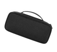 Bolsa Organizadora de Cables Negro de Tela Jacquard Particiones Extraíbles