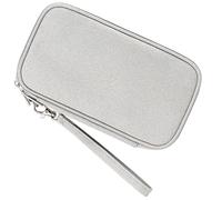 Bolsa Organizadora de Cables para Accesorios Digitales, Nylon, Doble Capa | Estuche de Viaje para Discos Duros Portátiles y Power Bank, Costuras Resistentes, Almacenamiento Práctico