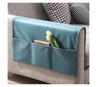 Bolsa organizadora de cama Organizador de almacenamiento, bolsa colgante, antideslizante, for mesita noche, sofá, soporte for cama, bolsillos tela for(Blue,80x110CM)