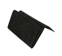 Bolsa organizadora de cama Organizador de almacenamiento fieltro for mesita noche, sofá cama, compartimentos colgantes for control remoto(Dark gray,280x220x80mm)