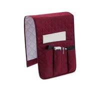 Bolsa organizadora de cama Organizador de control remoto for el hogar, bolsa almacenamiento for mesita noche, sofá, mesa, libros, revistas, cama(Red Bag Only)