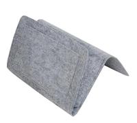 Bolsa organizadora de cama Organizador de fieltro for mesita noche, for cama, escritorio, sofá, TV, mando a distancia, organizador colgante, bolsillos for(Light Grey)