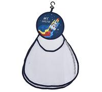 Bolsa organizadora de juguetes de baño, patrón de impresión Bolsa de red de baño Ventosa Bolsa de juguete de baño Bolsa de red de juguete de baño de dibujos animados para baño para sala de(Cohete)