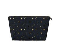 Bolsa organizadora de maquillaje de viaje pequeña, con estampado de estrellas y cielo de destello, bolsa de aseo de viaje para mujeres y hombres, bolsas organizadoras para bolso con cremallera