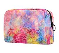 Bolsa organizadora de maquillaje Ocean World Fantasy Underwater Animal Pencil Case Cosmetic Storage Bag Portable Toiletry Pouch for Women Men, Multicolor 09, 18.5x7.5x13cm/7.3x3x5.1in