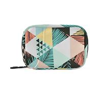 Bolsa organizadora de medicamentos de viaje ilustrada de moda para monedero, pastillero semanal, caja de pastillero para almacenamiento en casa y viajes