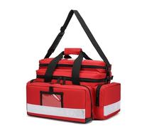 Bolsa organizadora de primeros auxilios, kit de respuesta al trauma de múltiples compartimentos para profesionales de emergencia, estudiantes de enfermería y terapeutas médicos