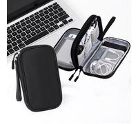 Bolsa organizadora de tecnología Yyuenw para hombre/mujer: estuche portátil para dispositivos electrónicos, memorias USB, tarjetas SD, discos