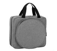 Bolsa organizadora de tela Oxford, bolsa de almacenamiento portátil para agujas de tejer con protección acolchada para el hogar o viajes