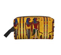 Bolsa organizadora de viaje con impresión de la serie Tribe del Antiguo Egipto, bolsa de aseo para hombres y mujeres, para viajes, gimnasio diario
