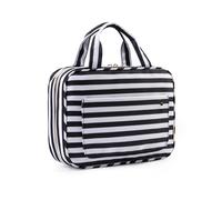 Bolsa organizadora de viaje de gran capacidad, neceser de cosméticos para viajes de negocios, bolso plegable de almacenamiento de maquillaje con asa, organizador de desorden para estudiantes, ahorra