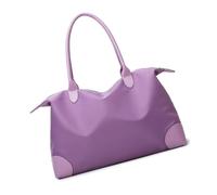 Bolsa organizadora de viaje de gran tamaño para viajes de entrenamiento, diseño ergonómico, práctica correa para el hombro, bolsas de hombro Oxford, resistentes al agua, morado claro, Mass Beauty