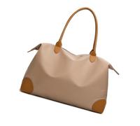 Bolsa organizadora de viaje de gran tamaño para viajes de entrenamiento, diseño ergonómico, práctica correa para el hombro, bolsas de hombro Oxford, resistentes al agua, Khaki, Mass Beauty