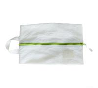 Bolsa organizadora de viaje de nailon impermeable para ropa, zapatos, cosméticos, ropa interior, cubos compactos de embalaje de equipaje y bolsa de zapatos para almacenamiento de vuelo, blanco leche
