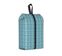 Bolsa organizadora de zapatos de viaje con estampado de mapa de Grecia para hombres y mujeres, para gimnasio, camping, uso diario, 1 unidad, Talla única, Organizador de bolsas