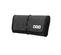 Bolsa Organizadora Electrónica para Cables, Bolsa de Viaje para Cargador de Cables, Estuche Organizador para Cables USB de Banco de Energía, Negro