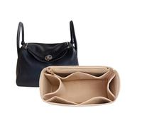 Bolsa organizadora Forrada, Bolsa organizadora, Bolsa de cosméticos portátil for Hermes Lindy(Beige A,Lindy 26)