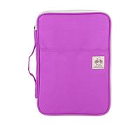Bolsa organizadora multifuncional para documentos A4, impermeable, con cremallera, Oxford impermeable, organizador de equipos de viaje (morado)