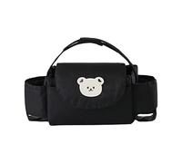 Bolsa organizadora multipatrón, organizador para cochecito, bolsa de almacenamiento para cochecitos, pañales, portabotellas para colgar en el cochecito