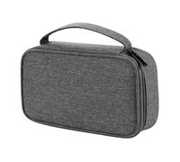 Bolsa organizadora para cables y cargadores, bolsa organizadora de cables de viaje, bolsa de almacenamiento para cables y cargador, bolsa multiusos para cargadores, USB, tarjetas, viajes, oficinas