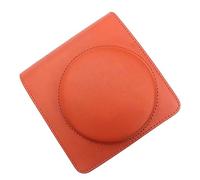 Bolsa organizadora para cámara de gran capacidad, de piel sintética, con correa ajustable para el hombro para SQ1 cuadrado, a