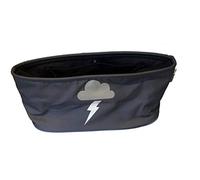 Bolsa organizadora para cochecito, bolsa para pañales. Se adapta al manillar de cualquier cochecito, cochecito,para silla de ruedas, también ideal para rollators y caminantes (plata relampago)