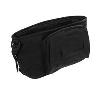 Bolsa Organizadora para Cochecito Gran Capacidad, Oxford Negro | Correas Ajustables, Portátil y Resistente al Agua, para Manillar, Uso como Bolso, Almacenamiento Amplio