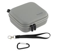 Bolsa organizadora para DJI OSMO Nano cámara, mini bolsa portátil de viaje, material de poliuretano, anticompresión, antigolpes, doble cremallera con gancho de cordón de mano para accesorios de cámara