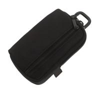 Bolsa Organizadora para Grabadora Zoom H1essential 13,5x8x2cm | Tela Oxford y Nylon, Compartimento Doble Cremallera, Clip Metálico, para Cables USB y Tarjetas