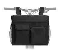 Bolsa organizadora para silla de ruedas de 13 x 5.9 x 10.2 pulgadas, bolsa organizadora para silla de ruedas eléctrica con bolsillo para laptop de 14 pulgadas y 2 portavasos, bolsillo lateral para