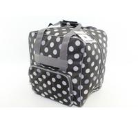 Bolsa Overlock L Negra Con Puntos (39x32x36cm) De BabySnap Art.-Nr.: 681103